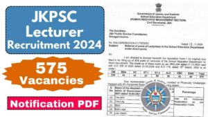 Jkpsc Lecturer Recruitment Vacancies Announced Eligibility