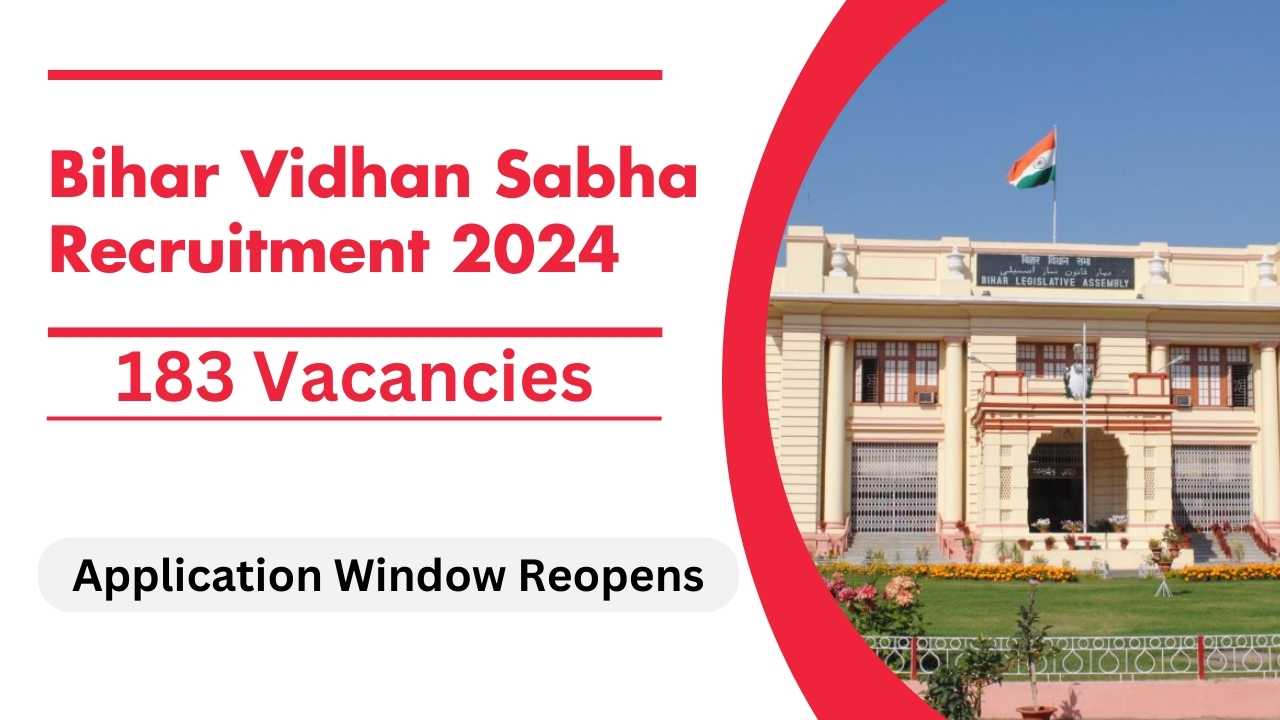 Bihar Vidhan Sabha Recruitment 2024