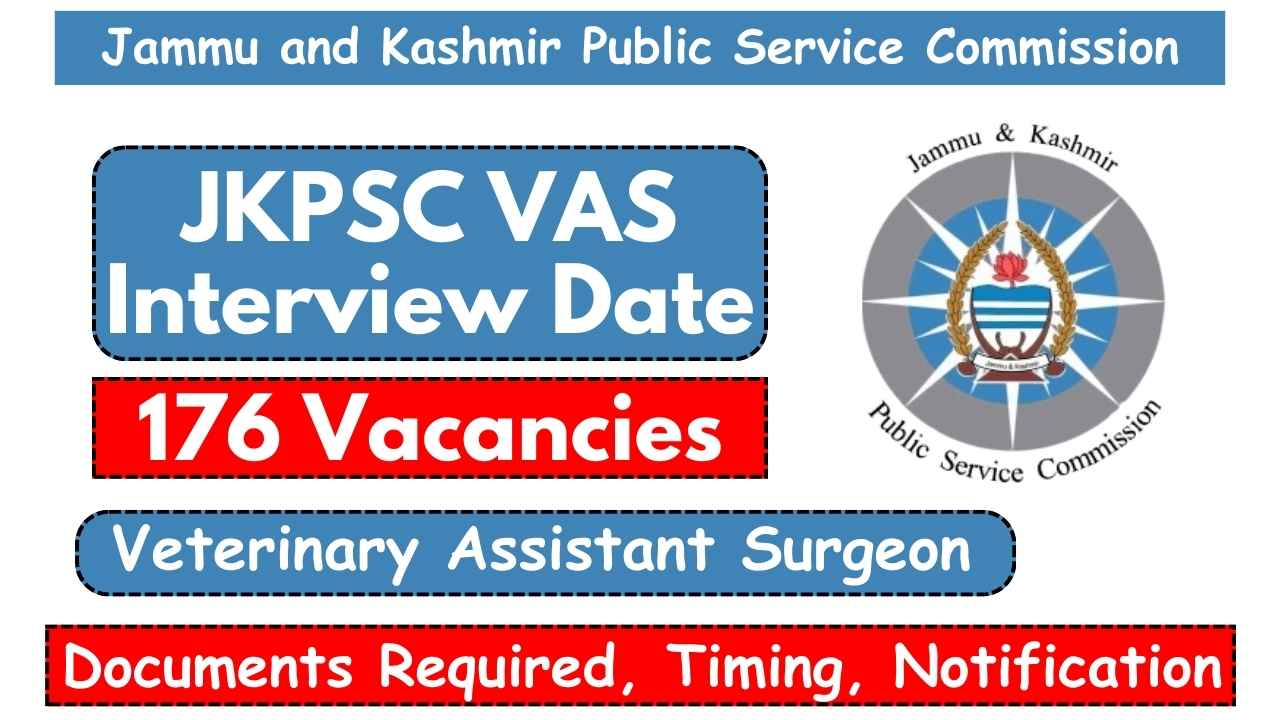 JKPSC VAS Interview Date