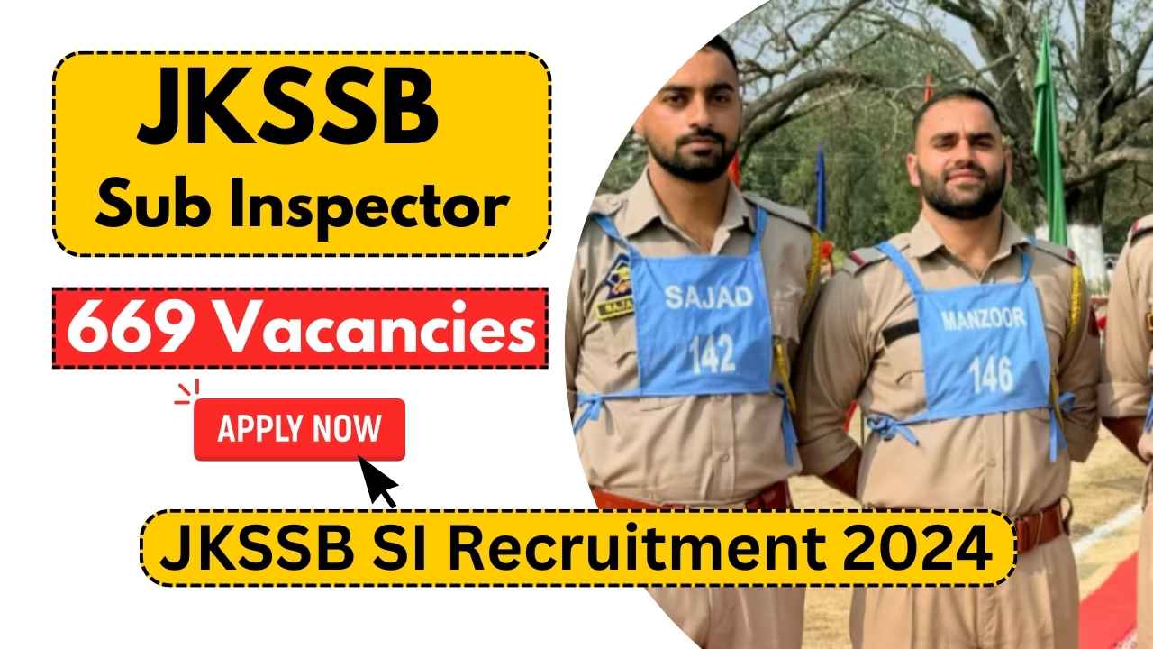 JKSSB SI Recruitment 2024