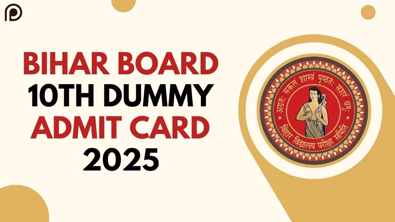 Bihar Board 10th Dummy Admit Card 2025