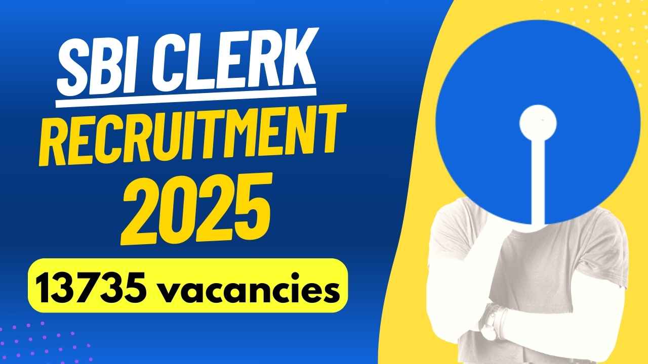 SBI Clerk Recruitment Notification 2025