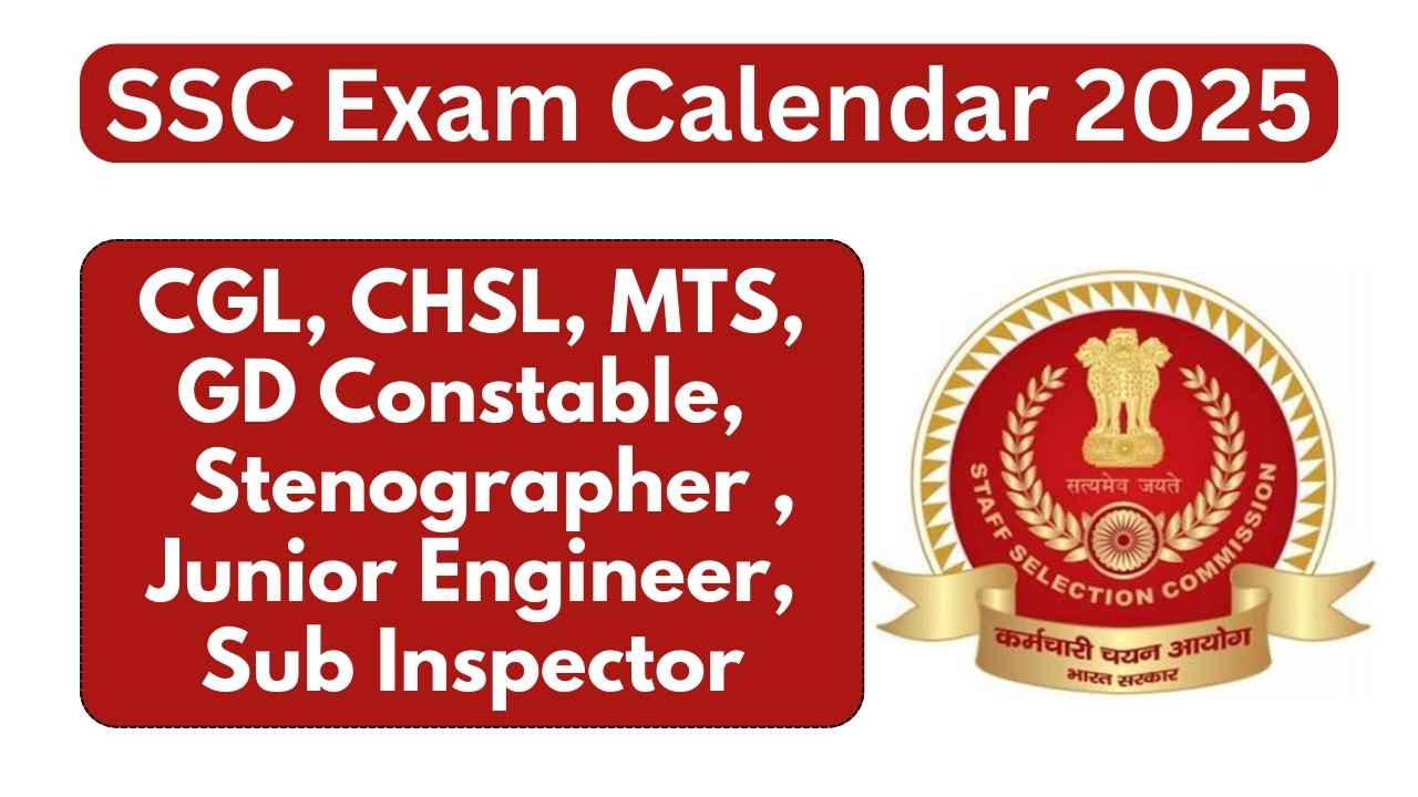 Ssc Calendar 2025 Pdf 