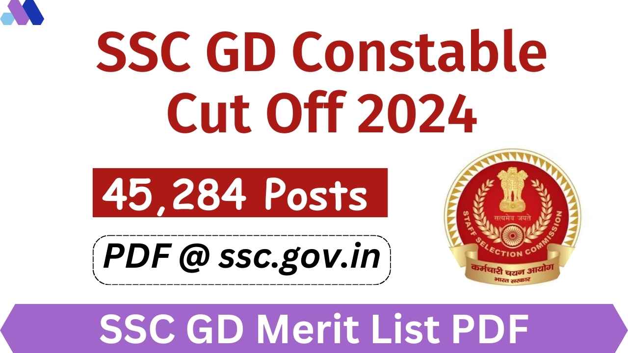 SSC GD Final cut off 2024