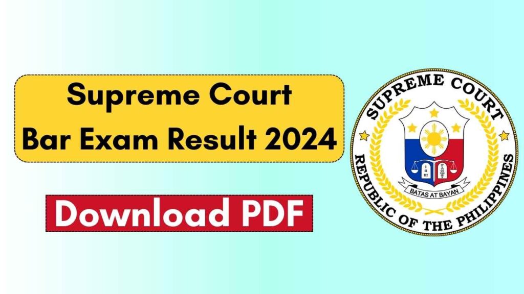 Supreme Court Bar Exam Result 2024 OUT, 3,962 New Lawyers