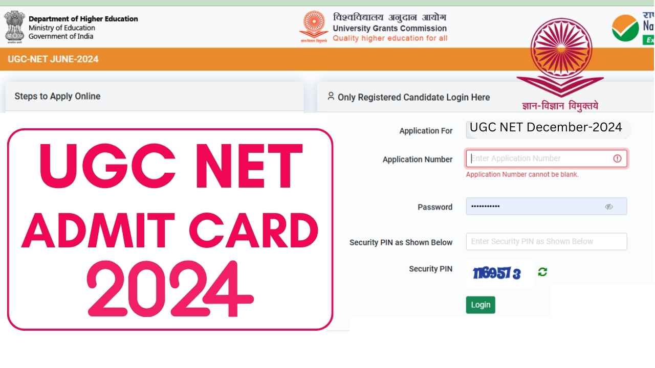 UGC NET Admit Card December 2024