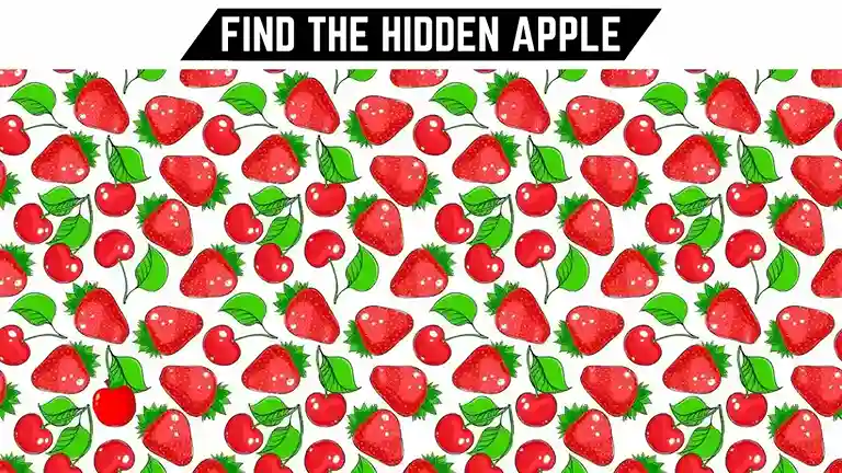 Spot The Hidden Apple In 7 Seconds