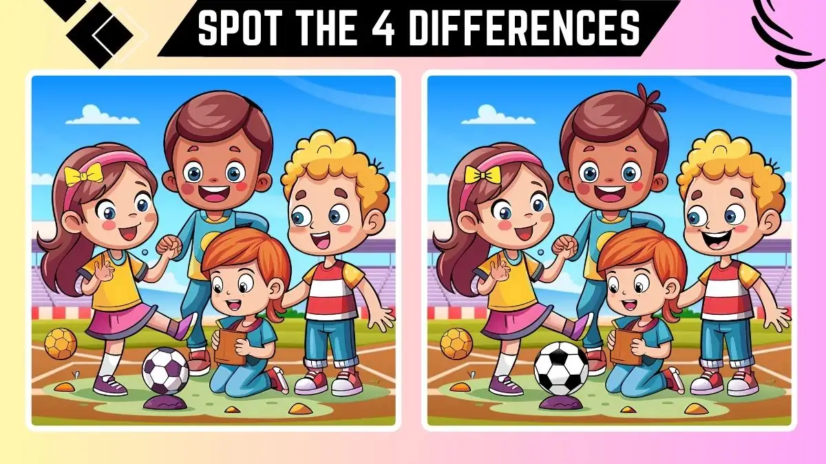 Spot the 4 Differences in this Image in 12 Secs